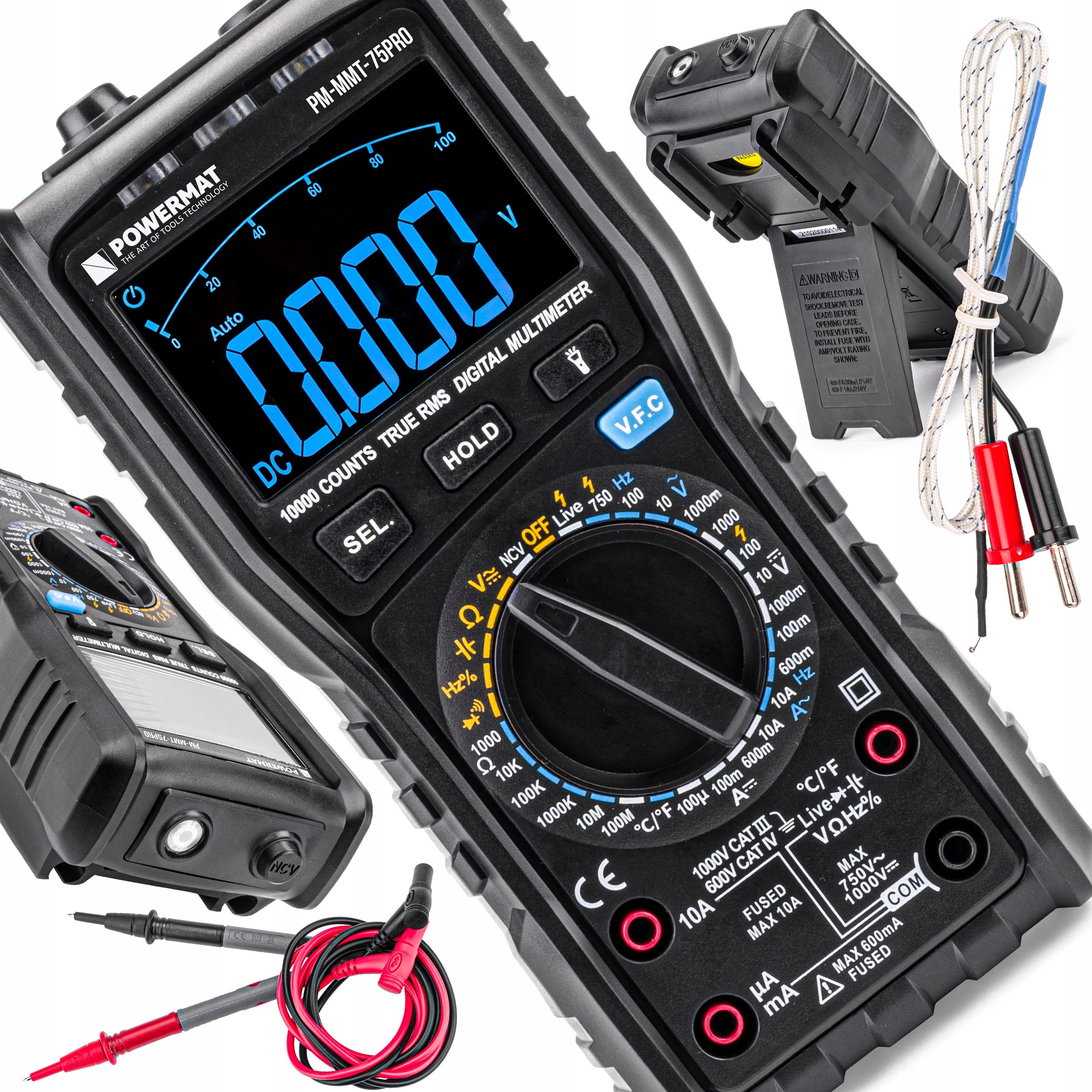 Ručný multimeter Powermat PM-MMT-75PRO